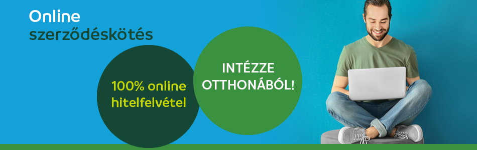 Online szerződés kötés. Intézze otthonából, 100% online hitelfelvétel!